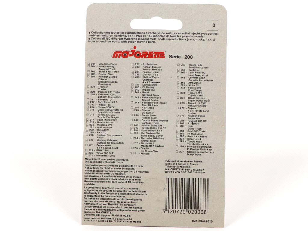 Lot 133 - MAJORETTE (FRANCE) (1)