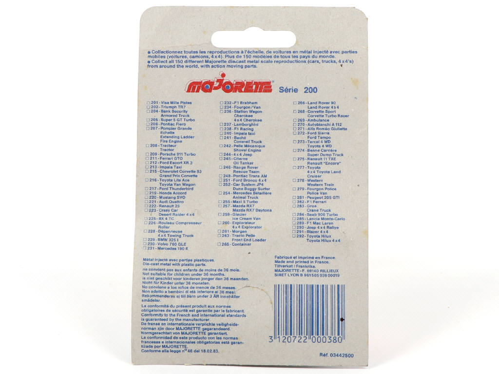 Lot 309 - MAJORETTE (FRANCE) (1)