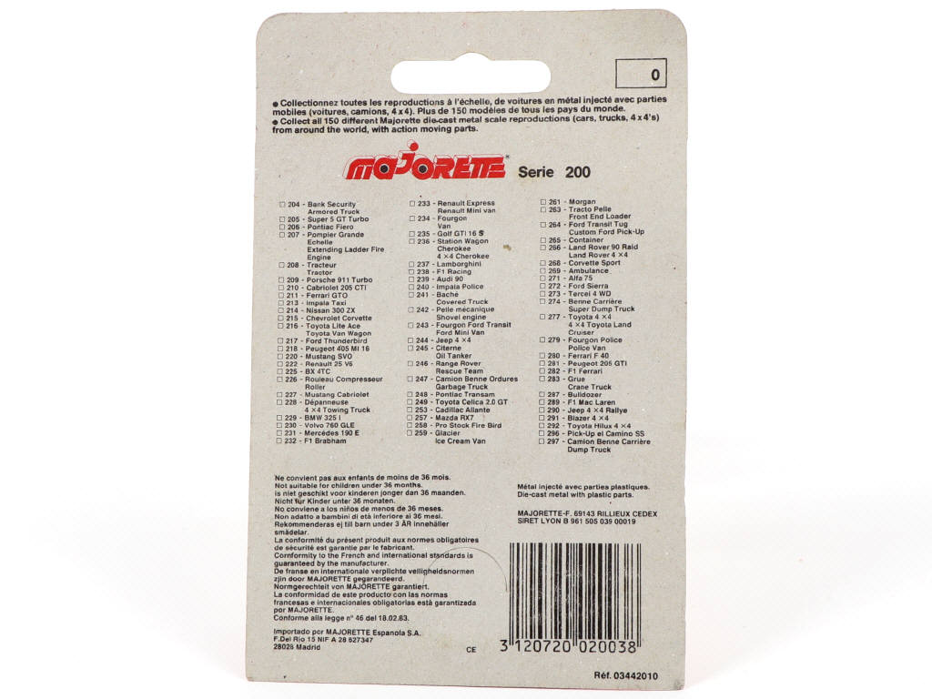 Lot 318 - MAJORETTE (FRANCE) (1)