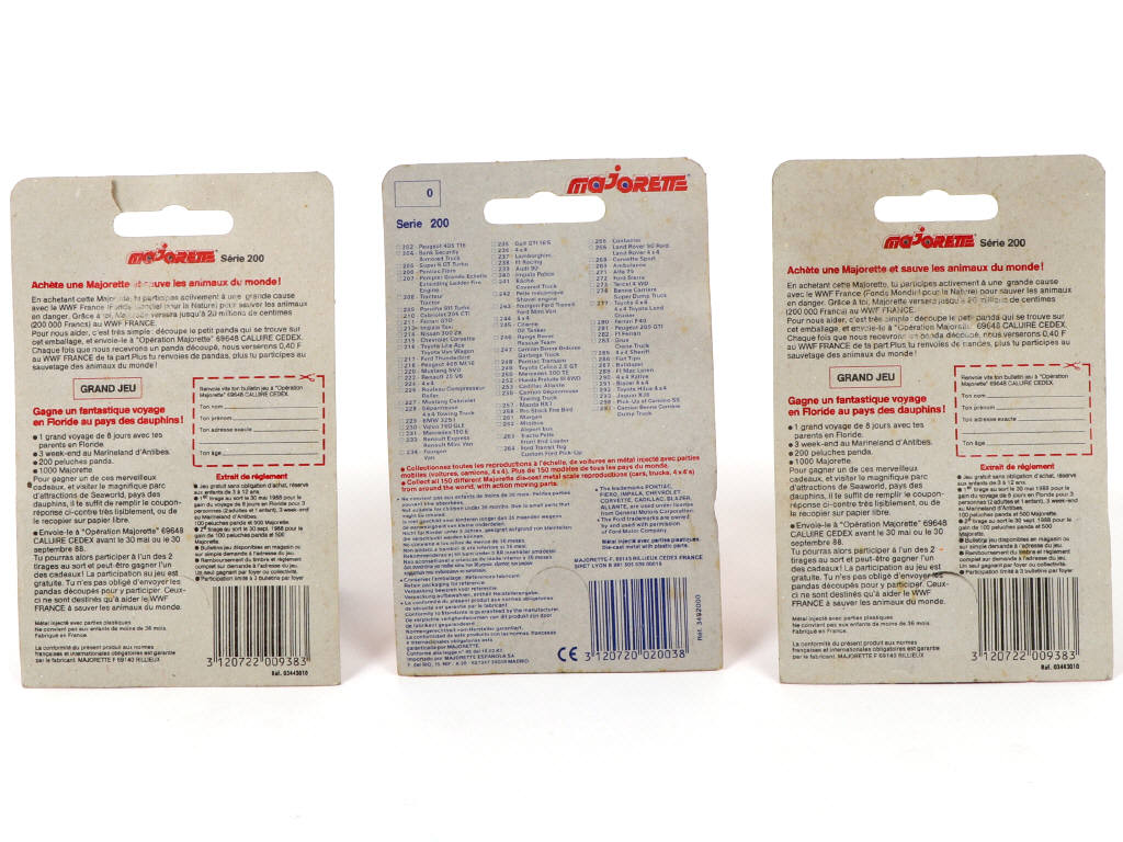 Lot 322 - MAJORETTE (FRANCE) (3)