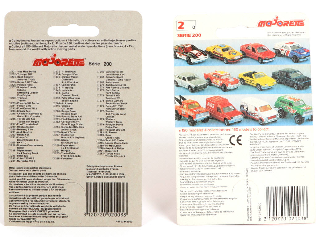 Lot 252 - MAJORETTE (FRANCE) (2)
