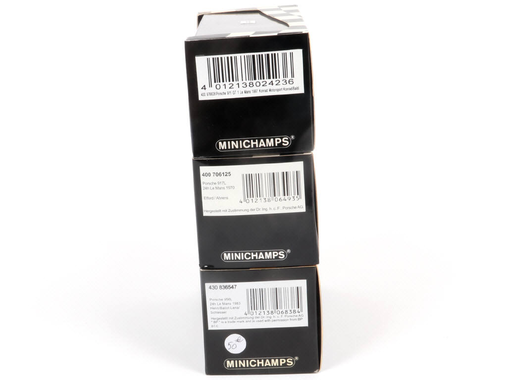 Lot 206 - MINICHAMPS (ALLEMAGNE) (3)