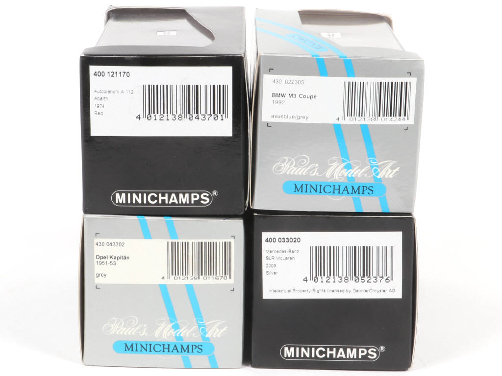 Lot 164 - MINICHAMPS (ALLEMAGNE) (4)