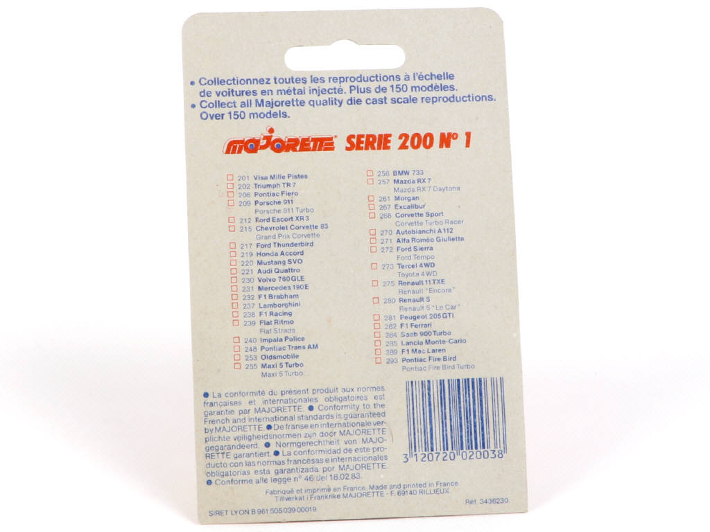 Lot 123 - MAJORETTE (FRANCE) (1)