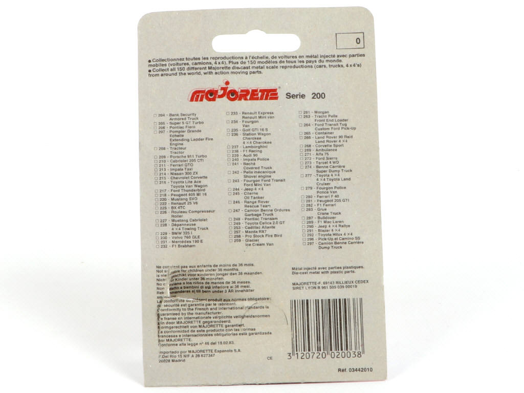 Lot 161 - MAJORETTE (FRANCE) (1)