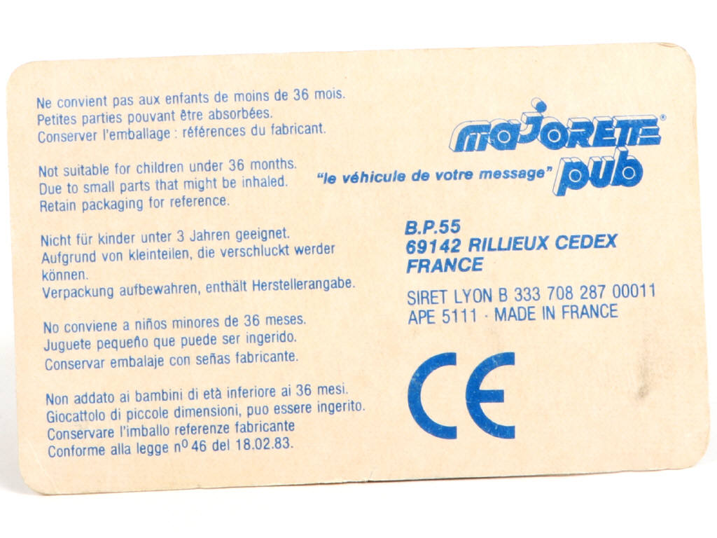 Lot 223 - MAJORETTE (FRANCE) (1)