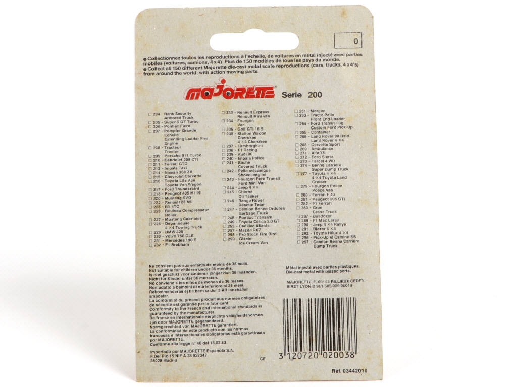 Lot 111 - MAJORETTE (FRANCE) (1)