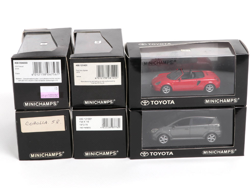 Lot 217 - MINICHAMPS (ALLEMAGNE) (6)