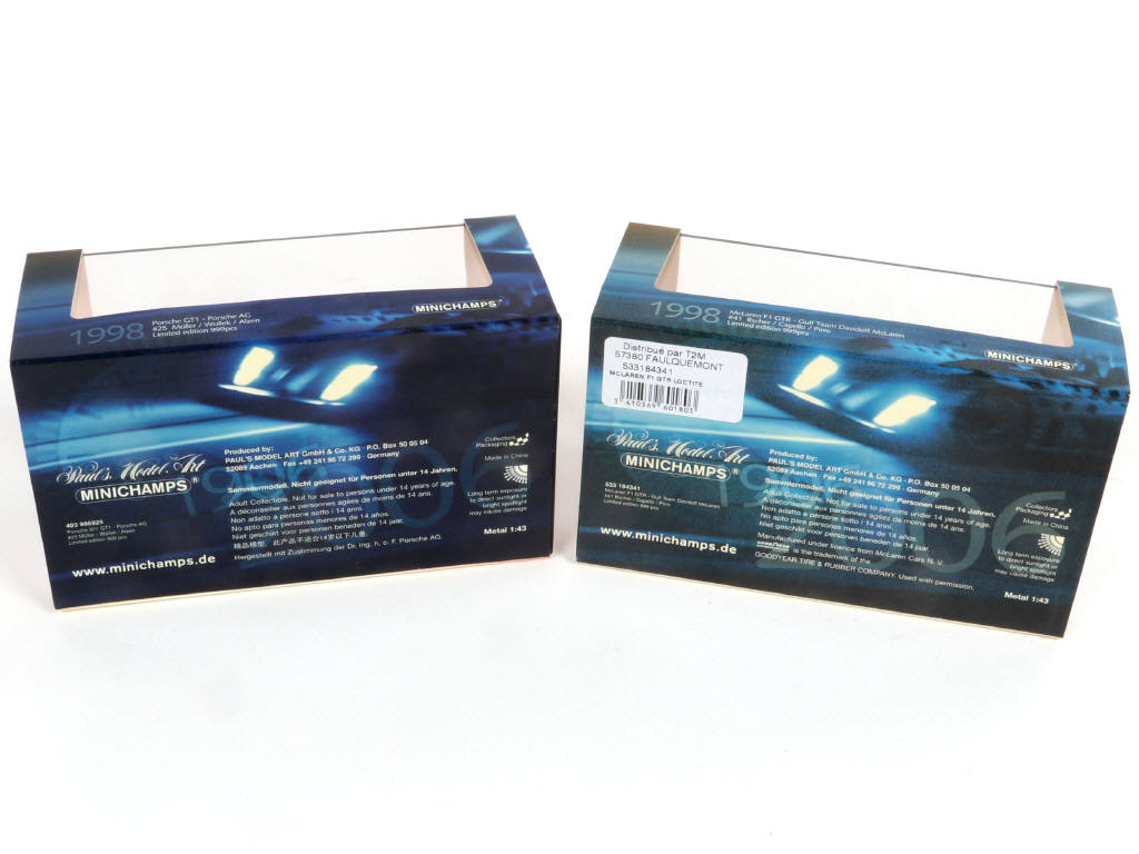 Lot 142 - MINICHAMPS (ALLEMAGNE) (2)