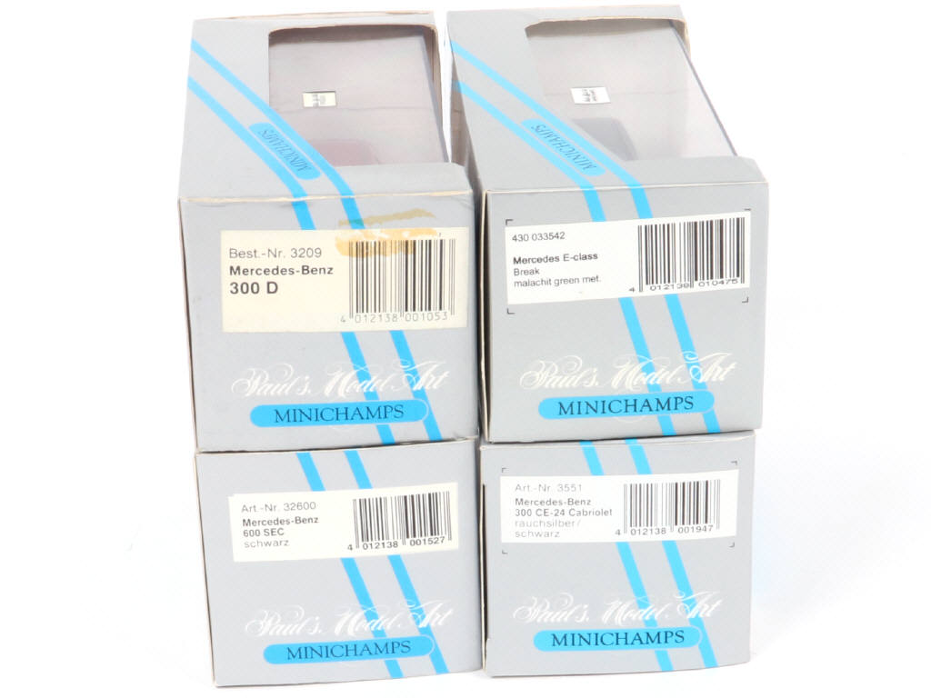 Lot 285 - MINICHAMPS (ALLEMAGNE) (4)