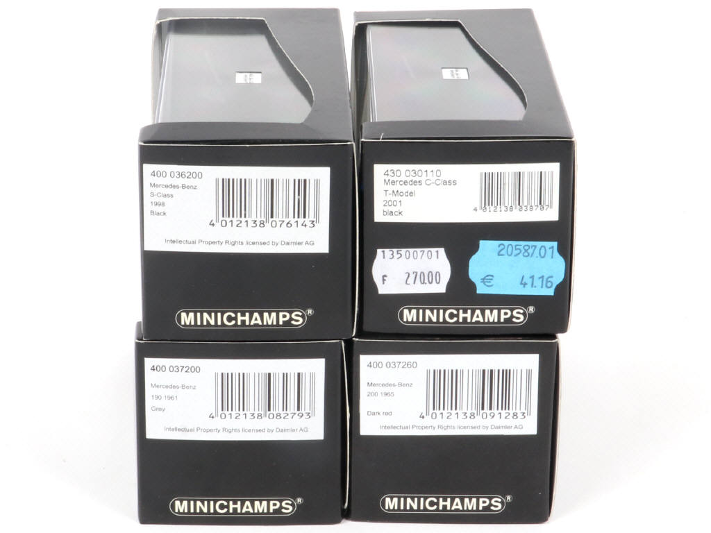 Lot 287 - MINICHAMPS (ALLEMAGNE) (4)