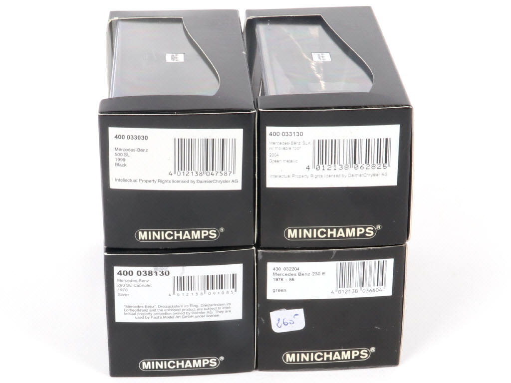 Lot 290 - MINICHAMPS (ALLEMAGNE) (4)