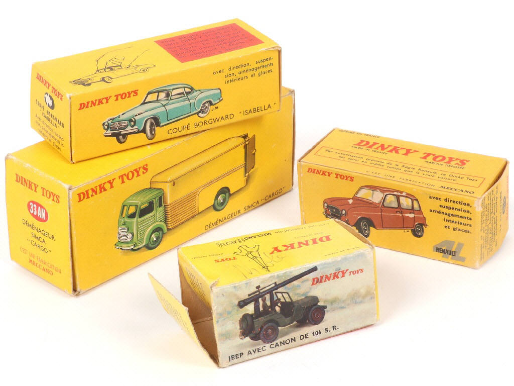 Lot 221 - DINKY TOYS (FRANCE) (4)