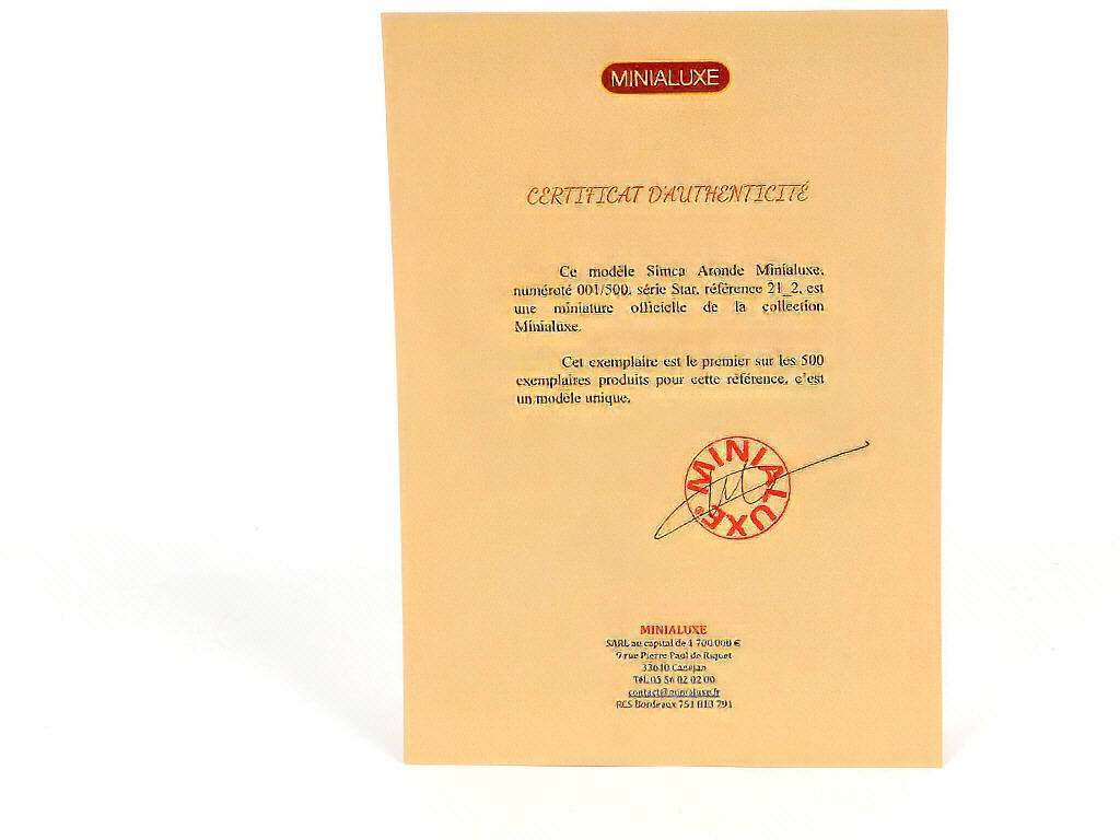 Lot 197 - MINIALUXE (FRANCE) (1)