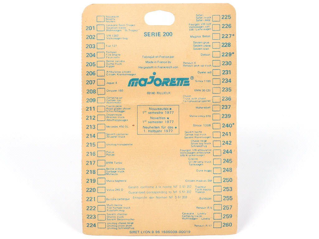 Lot 258 - MAJORETTE (FRANCE) (1)