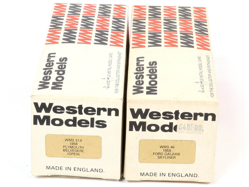 Lot 159 - WESTERN MODELS (GB) (2)