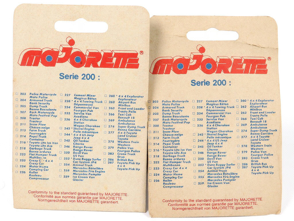 Lot 183 - MAJORETTE (FRANCE) (2)