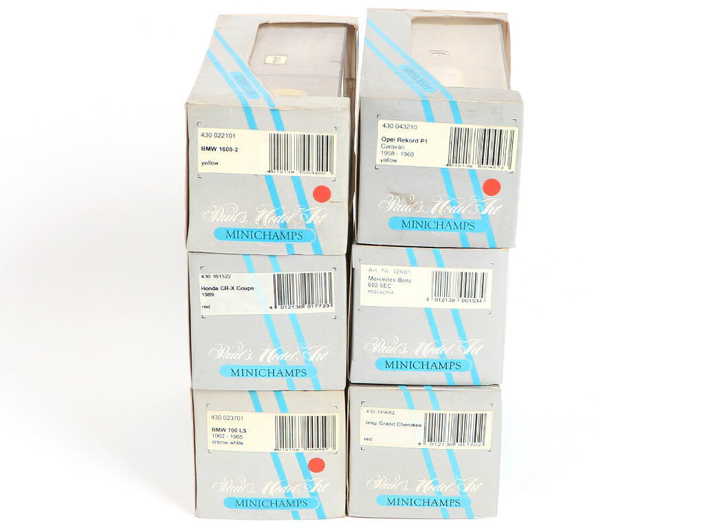 Lot 104 - MINICHAMPS (ALLEMAGNE) (6)