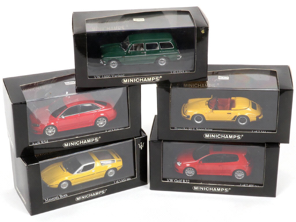 Lot 118 - MINICHAMPS (ALLEMAGNE) (5)