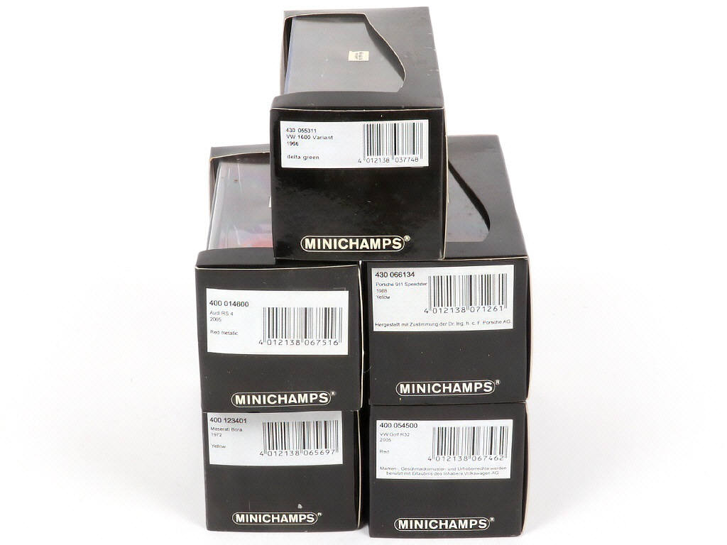 Lot 118 - MINICHAMPS (ALLEMAGNE) (5)