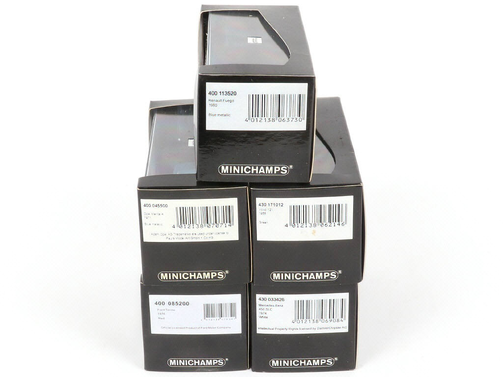 Lot 119 - MINICHAMPS (ALLEMAGNE) (5)