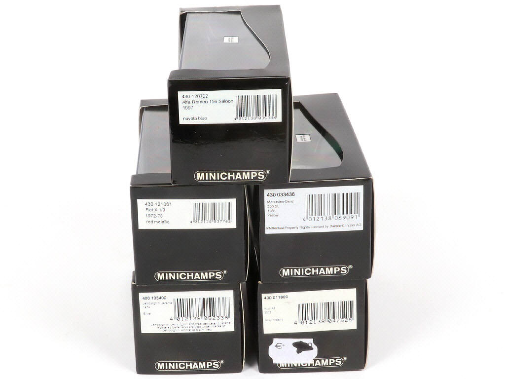 Lot 108 - MINICHAMPS (ALLEMAGNE) (5)