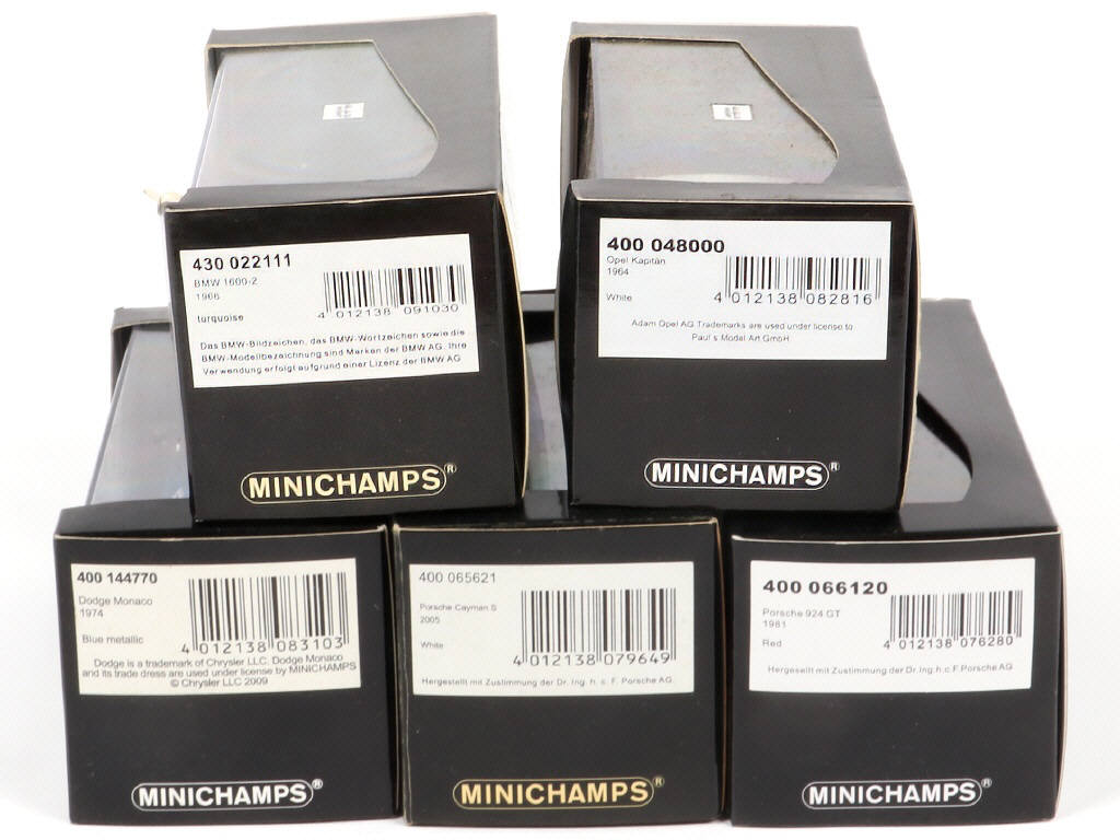 Lot 102 - MINICHAMPS (ALLEMAGNE) (5)