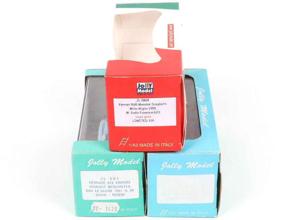 Lot 141 - JOLLY MODEL (ITALIE) (3)