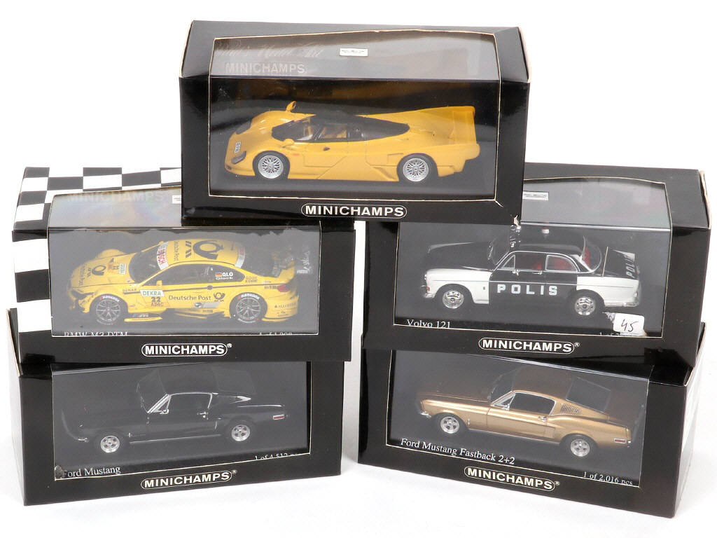 Lot 123 - MINICHAMPS (ALLEMAGNE) (5)