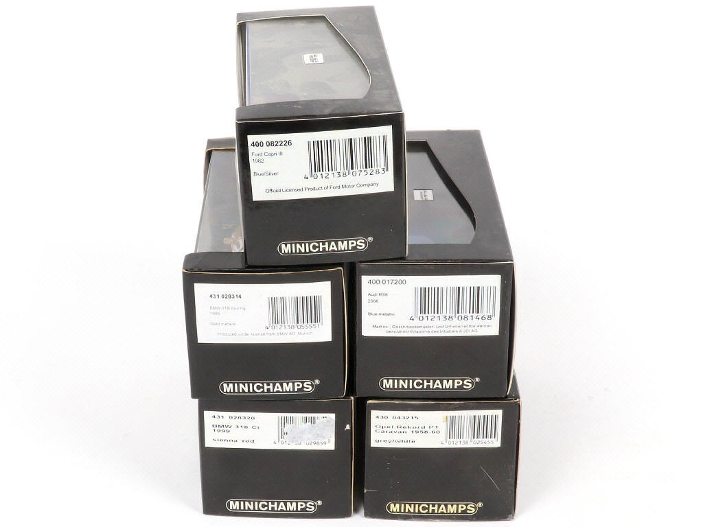 Lot 128 - MINICHAMPS (ALLEMAGNE) (5)