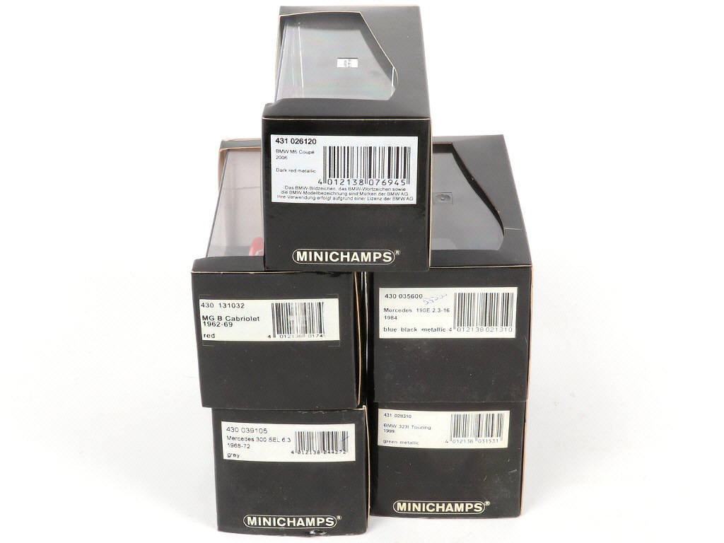 Lot 130 - MINICHAMPS (ALLEMAGNE) (5)