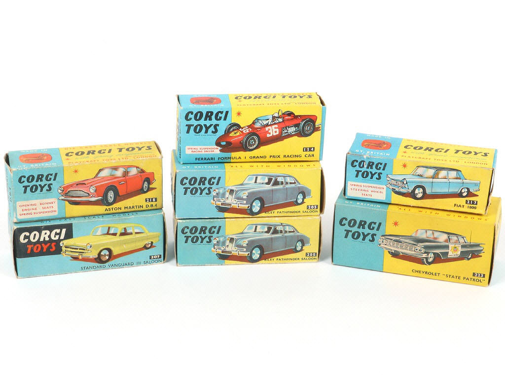 Lot 144 - CORGI TOYS (GB) (7)