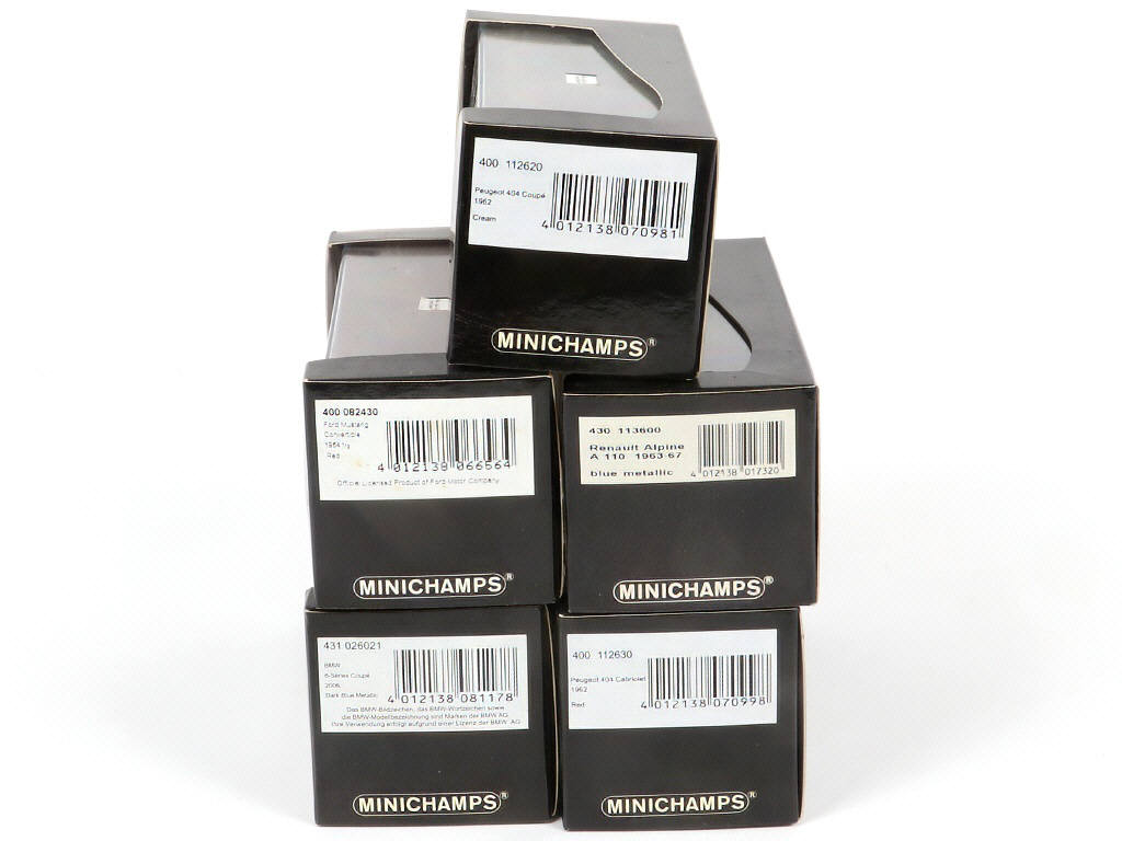 Lot 111 - MINICHAMPS (ALLEMAGNE) (5)