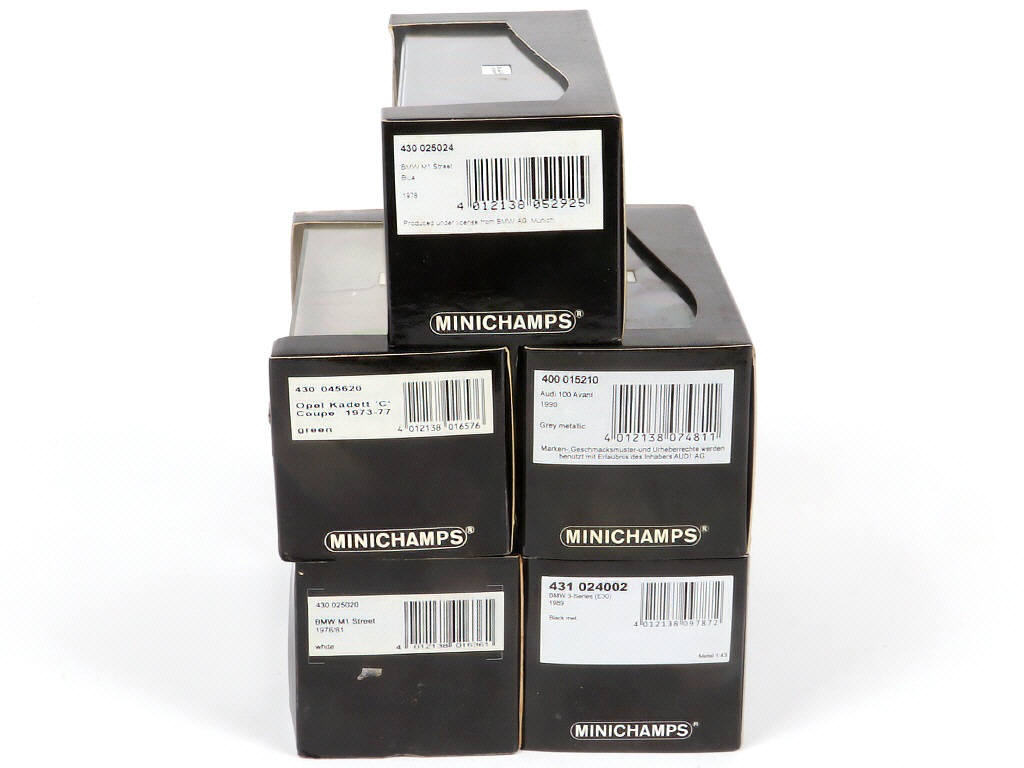 Lot 112 - MINICHAMPS (ALLEMAGNE) (5)