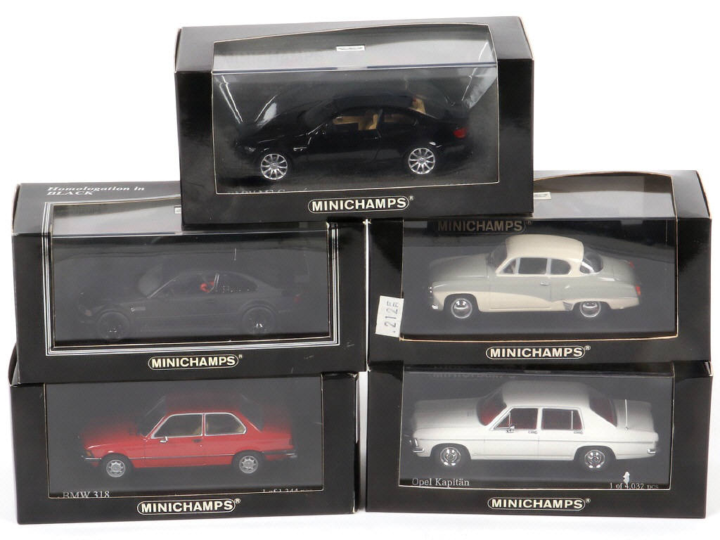 Lot 114 - MINICHAMPS (ALLEMAGNE) (5)