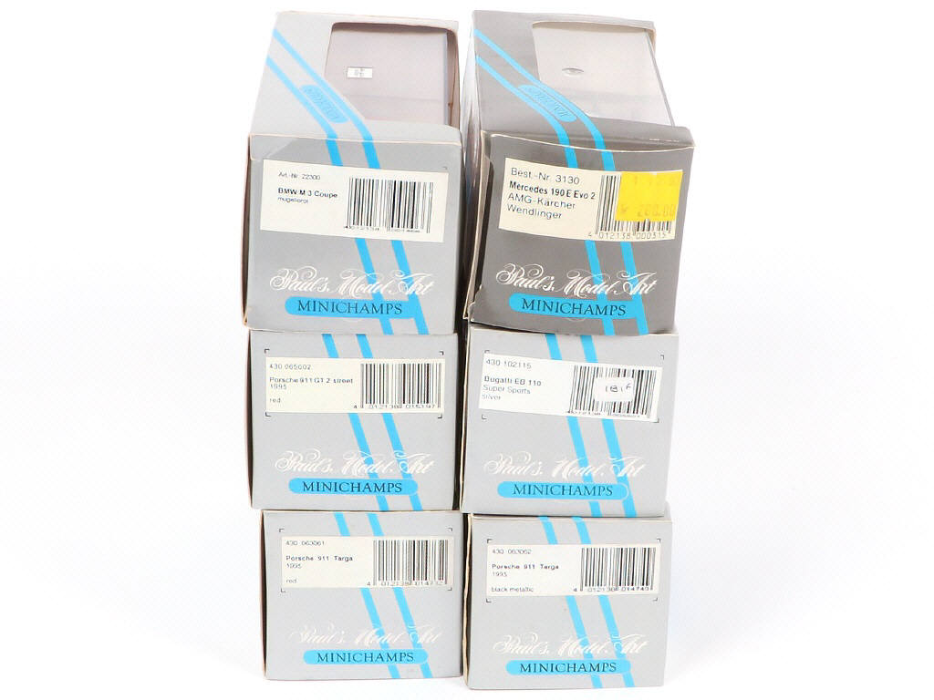 Lot 74 - MINICHAMPS (ALLEMAGNE) (6)