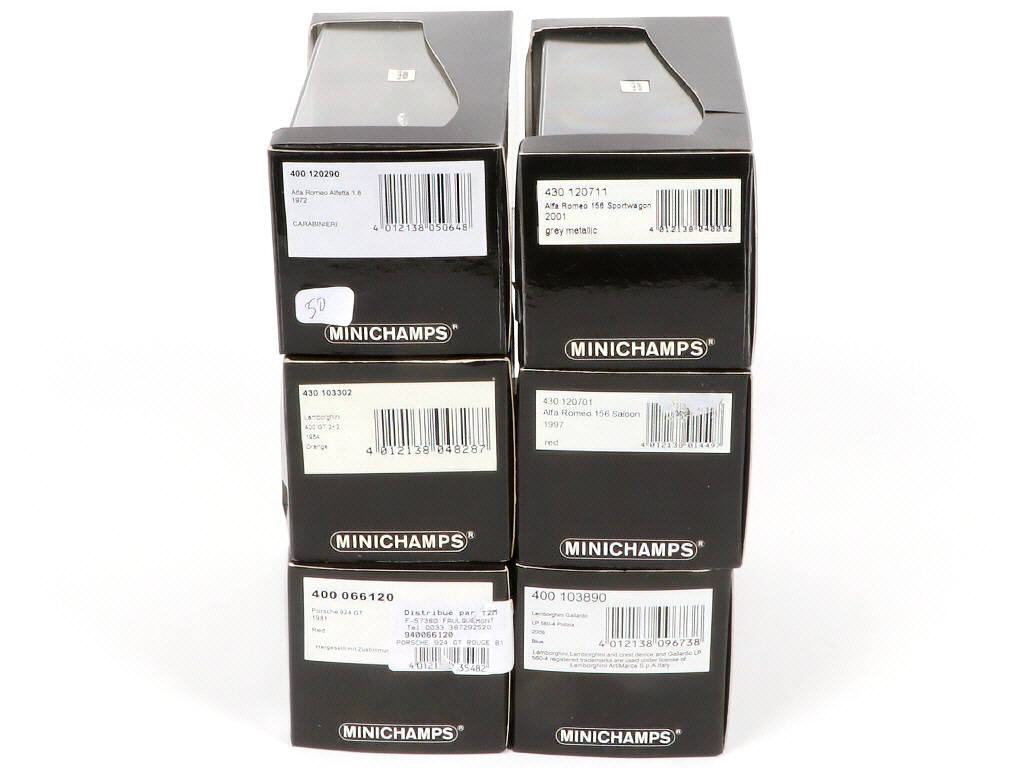 Lot 76 - MINICHAMPS (ALLEMAGNE) (6)