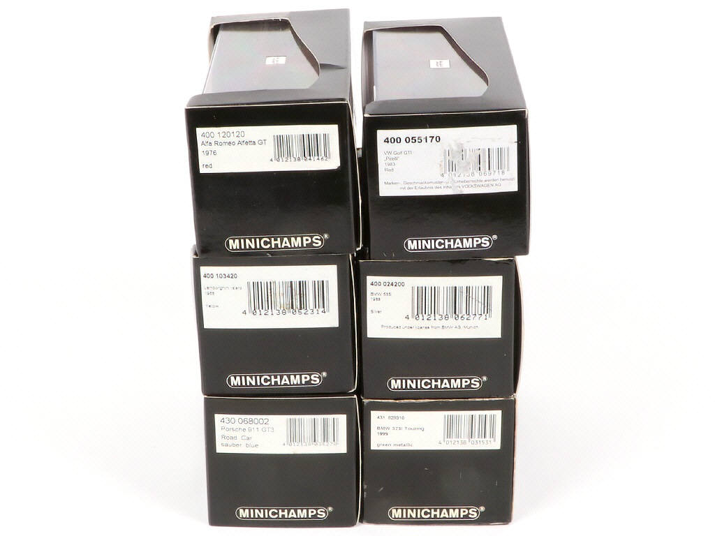 Lot 79 - MINICHAMPS (ALLEMAGNE) (6)