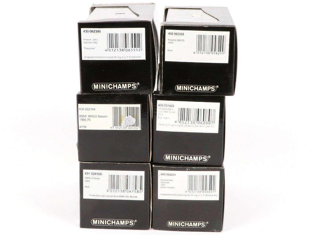 Lot 84 - MINICHAMPS (ALLEMAGNE) (6)