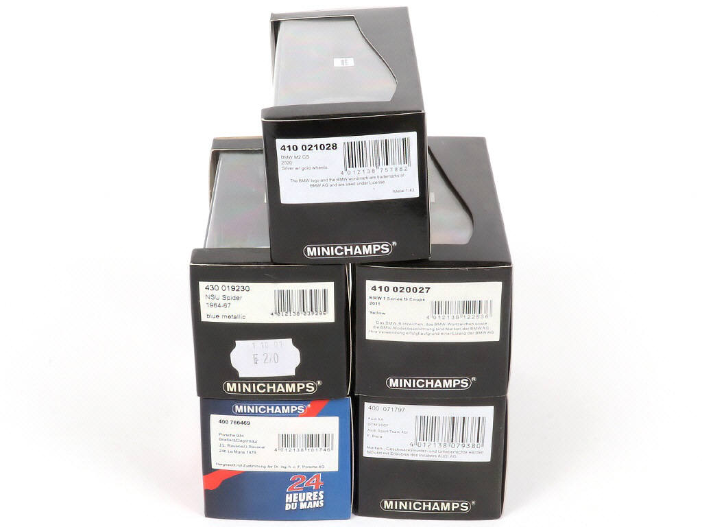 Lot 118 - MINICHAMPS (ALLEMAGNE) (5)