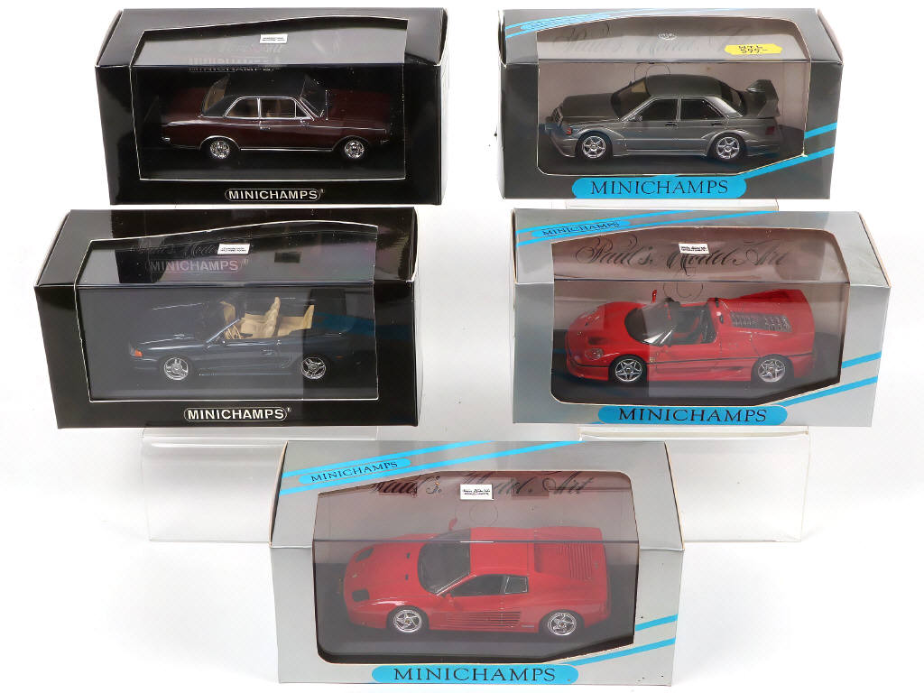 Lot 109 - MINICHAMPS (ALLEMAGNE) (5)