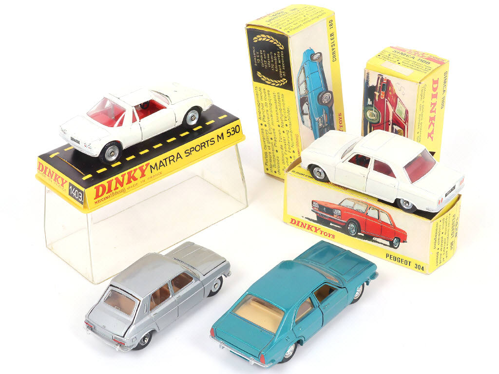Lot 280 - DINKY TOYS (FRANCE) (4)