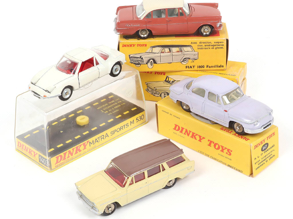 Lot 279 - DINKY TOYS (FRANCE) (4)