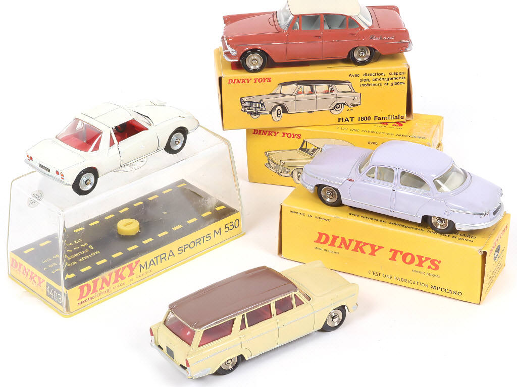 Lot 279 - DINKY TOYS (FRANCE) (4)