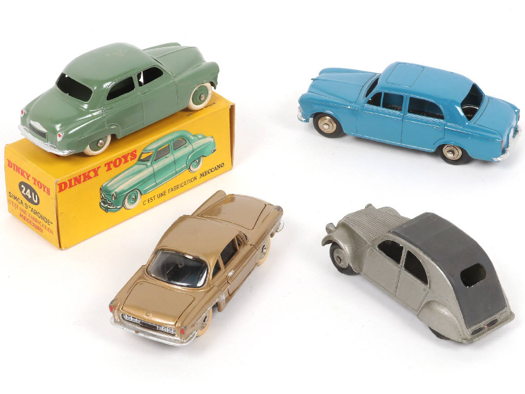 Lot 258 - DINKY TOYS (FRANCE) (4)