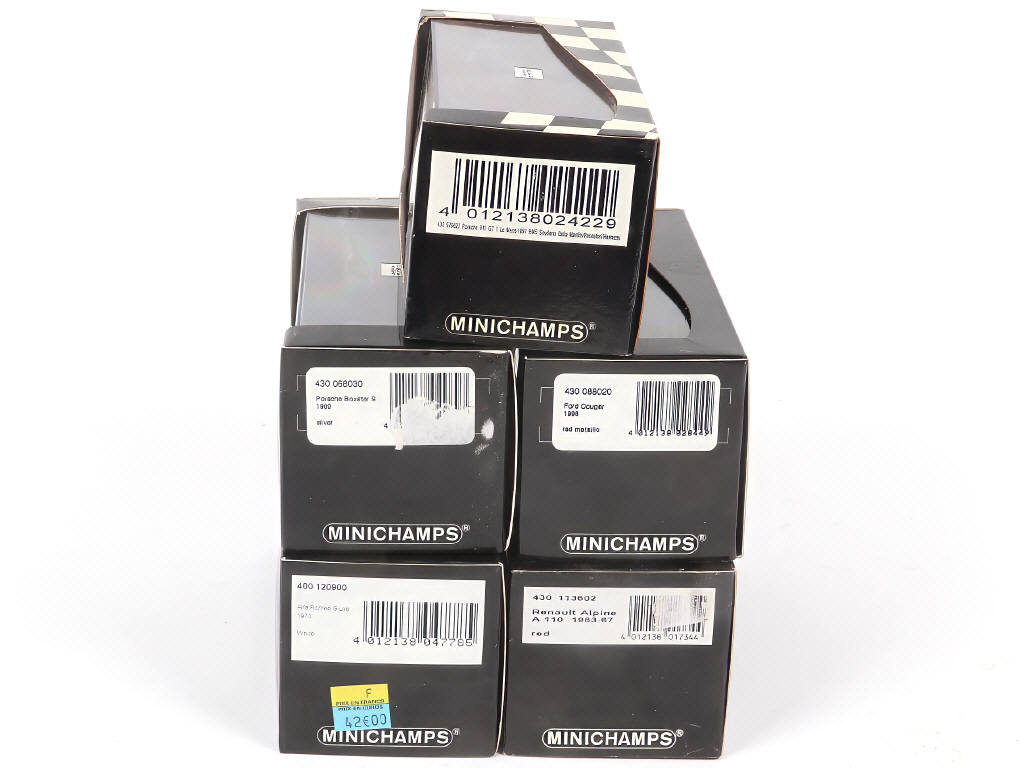 Lot 104 - MINICHAMPS (ALLEMAGNE) (5)