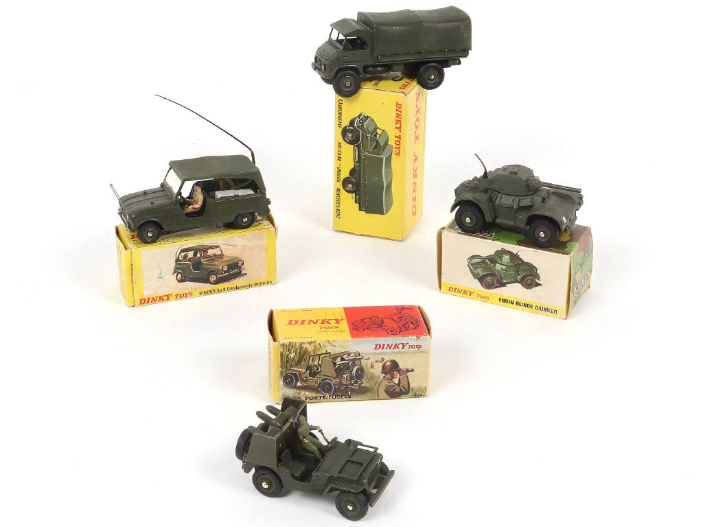 Lot 330 - DINKY TOYS (FRANCE) (4)