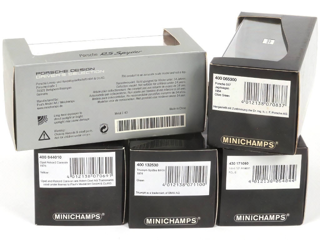 Lot 109 - MINICHAMPS (ALLEMAGNE) (5)