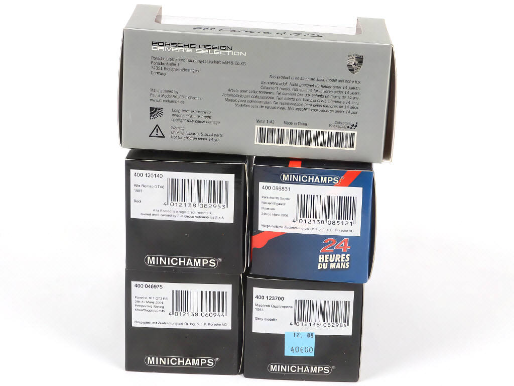 Lot 110 - MINICHAMPS (ALLEMAGNE) (5)