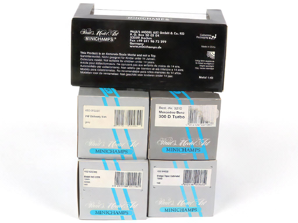 Lot 115 - MINICHAMPS (ALLEMAGNE) (5)